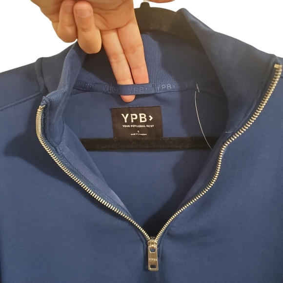 YPB neoKNIT MAX Half-Zip NAVY S Minimalist Athleisure - Picture 5 of 16